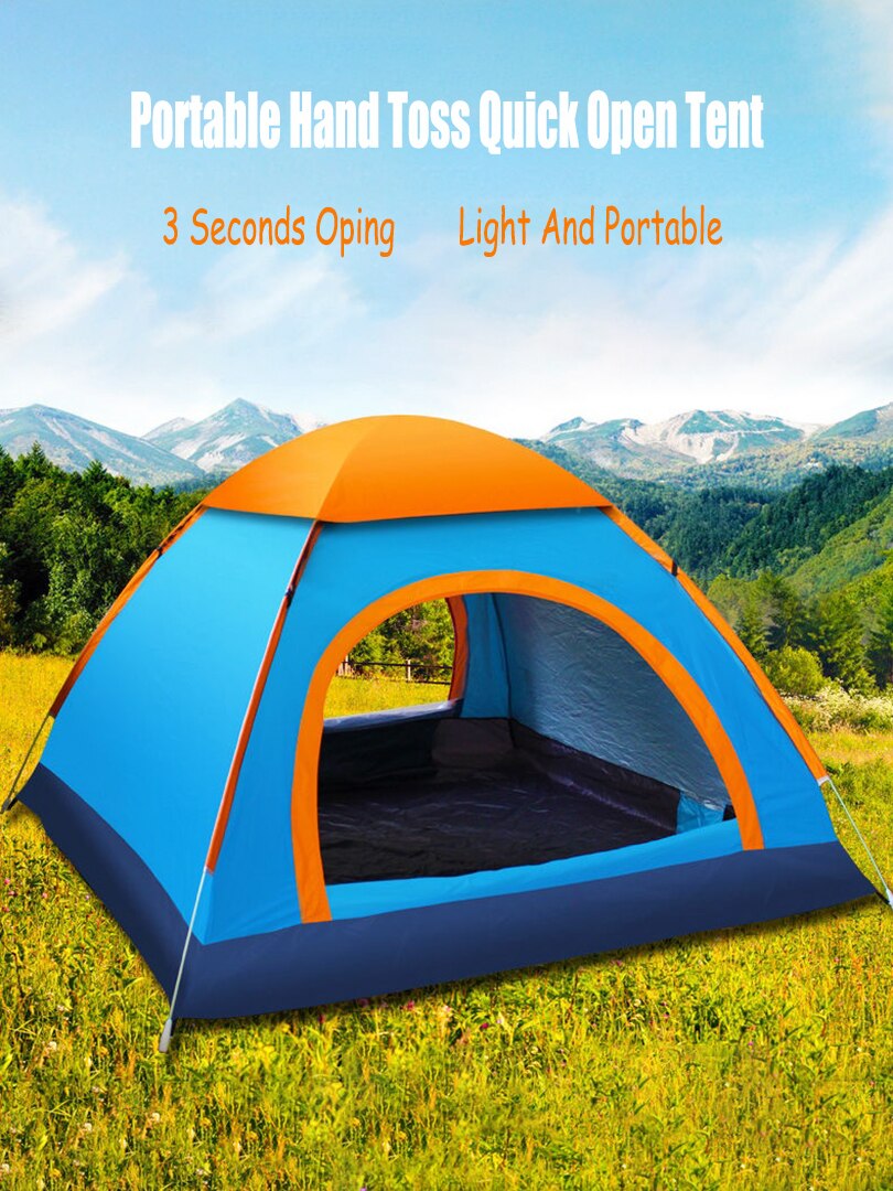 Cheap Goat Tents Portable Light Camping Tent Suitable For 3 5 People Easy Instant Setup Protable Backpacking For Sun Shelter,Travelling,Hiking